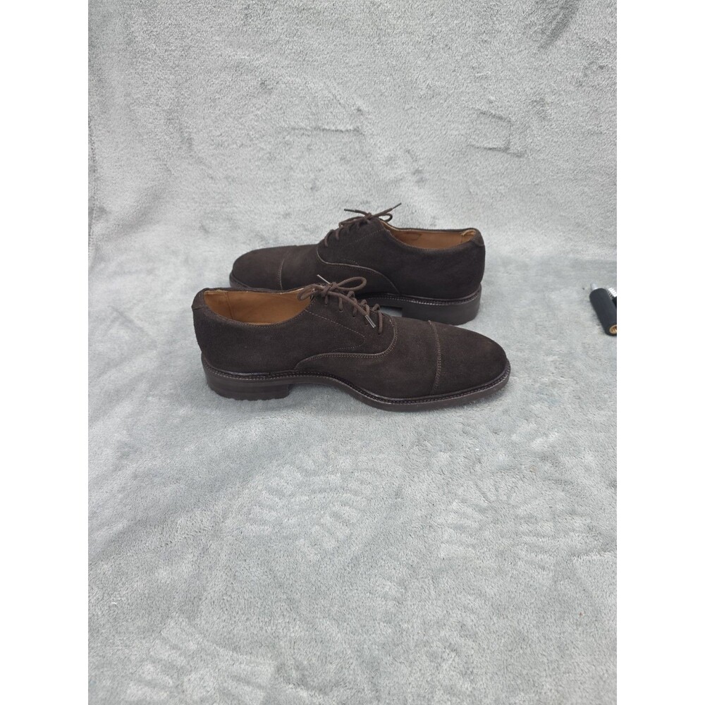 Meermin Mallorca Men's Size 8 Brown Leather Shoes Cap Toe Goodyear Welt